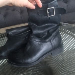 KBR Slouchy motorcycle boots, Sz 6